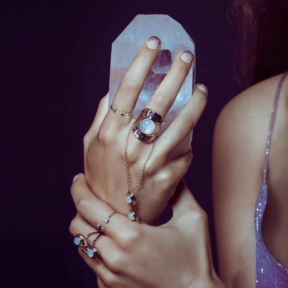 Pamela Love ring sterling silver with inlay - Picture 3 of 10